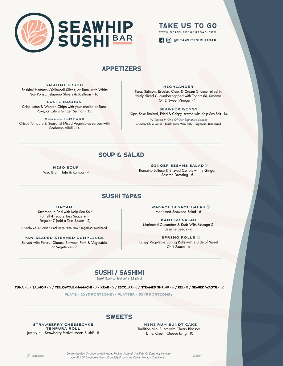 Main Menu Grand Opening Front 1